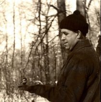 Joe Eheim with Chickadee