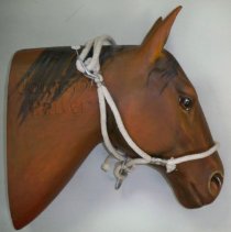 Sculpture of a horse head