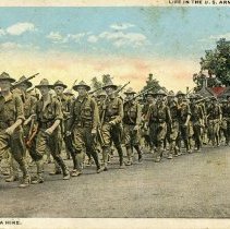 WWI U.S. Troops on a hike