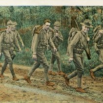 WWI Soldiers On the Hike