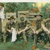 WWI Soldiers After the Hike