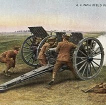 World War I 3-inch Field Piece in Action