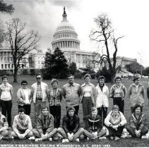 Brownton HS visiting Washington DC April 1983