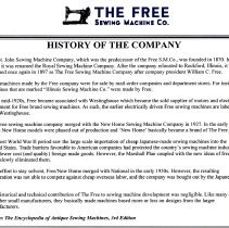 The Free Sewing Machine Company