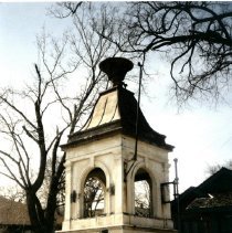 Hutchinson City Hall cupola move, c.1993