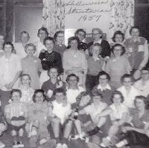 Halloween 1957 at Strutwear, Glencoe, MN