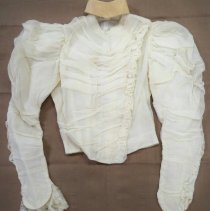 White organdy shirtwaist