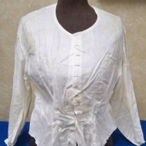 White linen blouse