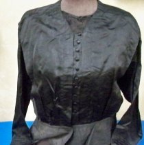 Black silk shirtwaist
