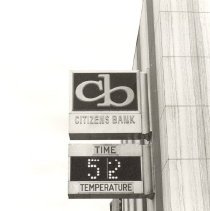 Citizens Bank Time & Temperature Sign, Hutchinson, MN