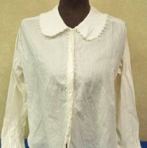 White fine cotton blouse/shirtwaist