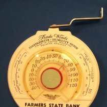 Novelty Trade Winds therometer & humidity guide