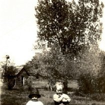 Children & goslings, c.1917