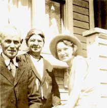 Charles & Sarah Alice Ingerson with Constance Ingerson, 1930