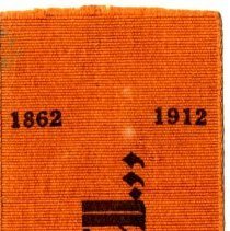 Indian Massacre commemorative ribbon, 1862-1912