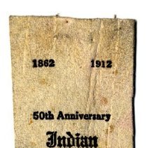 Commemorative ribbon-Indian Uprising 50th anniversary, Hutchinson, MN