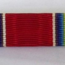 WW II Victory service ribbon bar