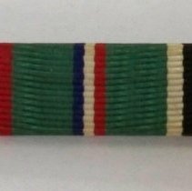 WW II E-A-ME Campaign service ribbon bar