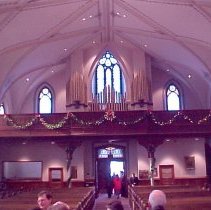 St. Pius X Catholic Church, Glencoe, MN-rear interior