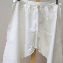 White cotton pantalettes