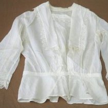 Ladie's white batiste blouse