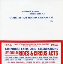 Advertising card with return