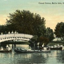 Canal Scene, Belle Isle, Detroit, Michigan