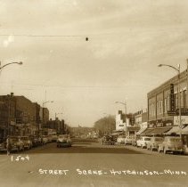 Main Street, Hutchinson, MN, 1954