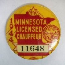 Chauffeur's badge