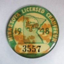 Chauffeur's badge