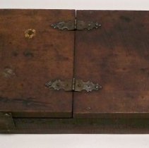 Set of 13 auger bits in wooden drill bit box