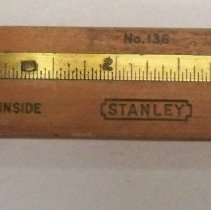 Wooden caliper ruler
