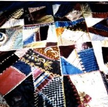 Crazy quilt detail