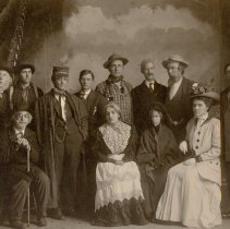 Cast of "David Hanum"