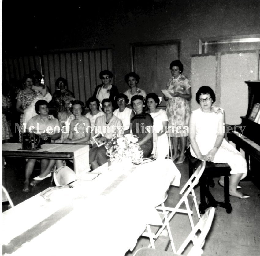 Print, Photographic St. Peter's Lutheran women, Lester Prairie, MN McLeod County Historical