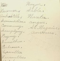 Soldier's Diary, Towns, pg. 2