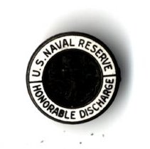 Naval Reserve discharge button-John G. Benjamin