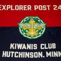 Flag for Exployer Post 246, Kiwanis Club, Hutchinson, MN