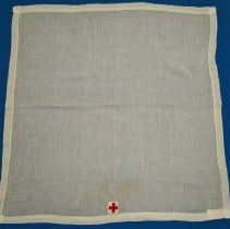 White red cross scarf