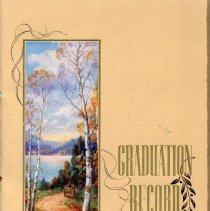 Graduation Record booklet for Lorraine Heilman