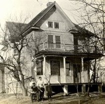 Wm. D. Jensen family & house