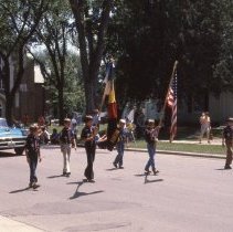1980 Hutch Water Carnival/Cub Scouts marching in kiddie parade