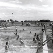Swimming Pool at Glencoe, MN-c. 1950's