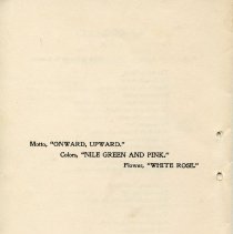 1898 HHS Commencement Exercises program