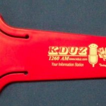 Novelty plastic ice scraper