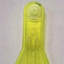 Novelty yellow plastic ice scraper