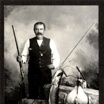 Unidentified fishing & hunting sportsman