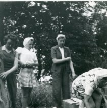 A group of young women