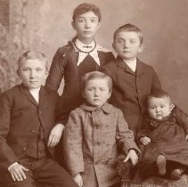 Five unidentified children