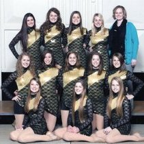 2013-2014 HHS Varsity Jazz dance team